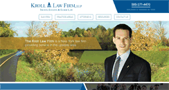 Desktop Screenshot of kroll-lawoffice.com